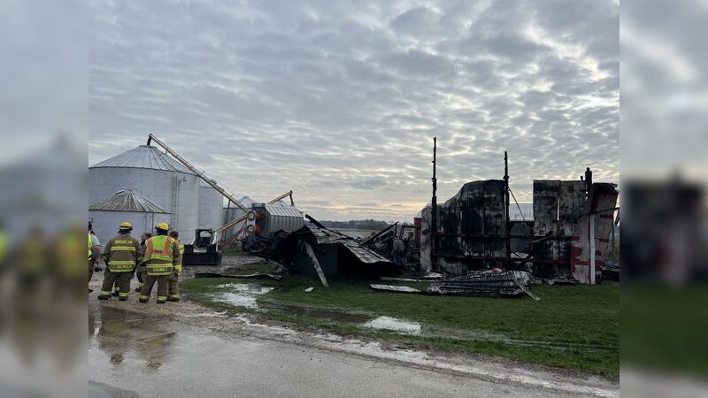 The fire was extinguished by 2:30 p.m.