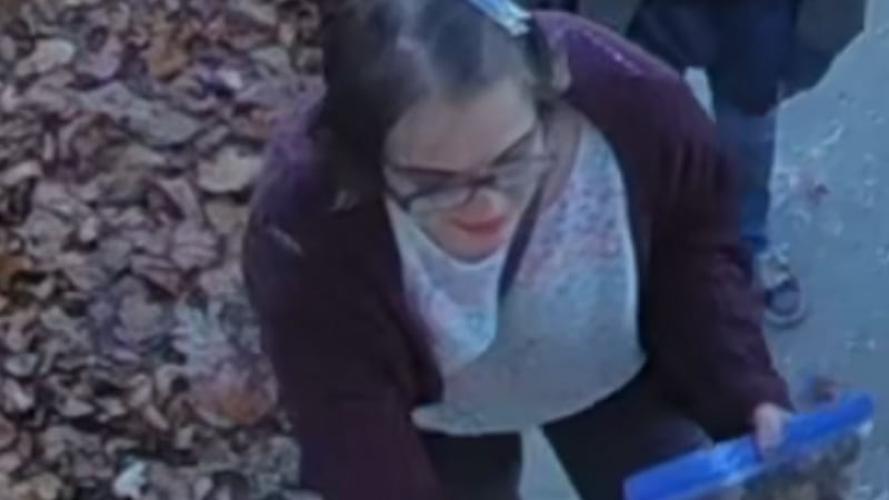 Officers are searching for a woman who cut off her Department of Corrections monitoring...