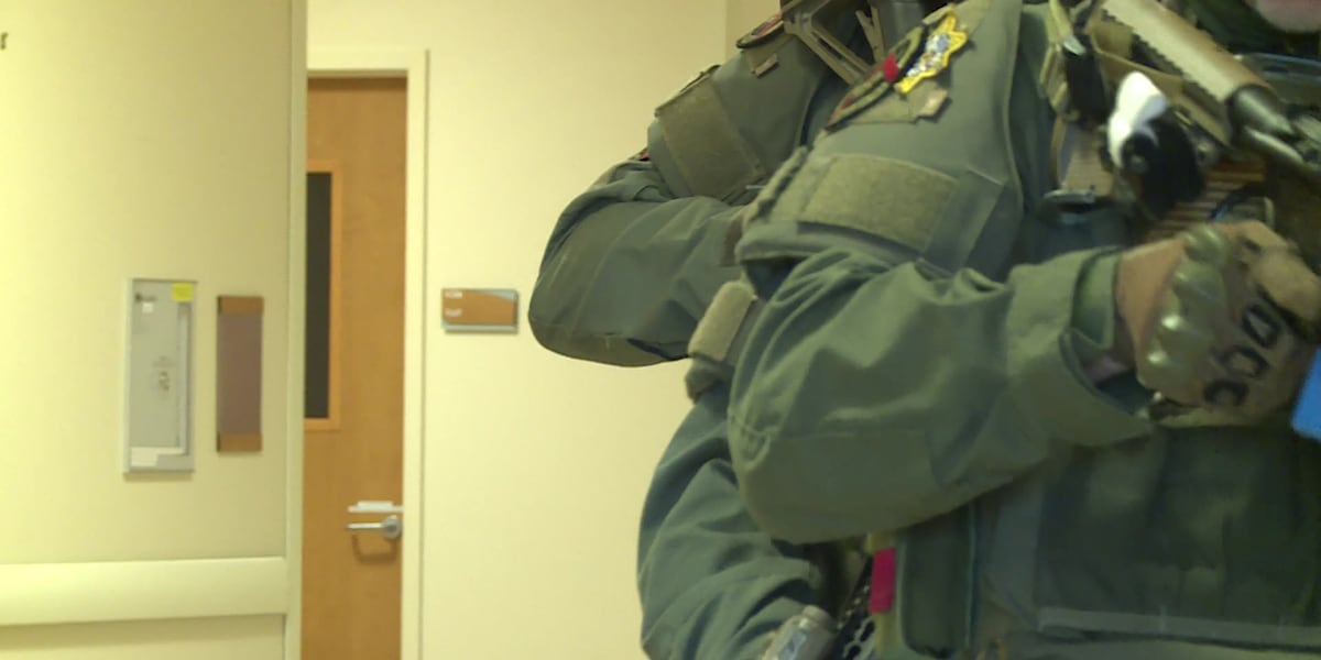 Dane County Ranger Dane Co. Tactical Response Team hones in response skills during training