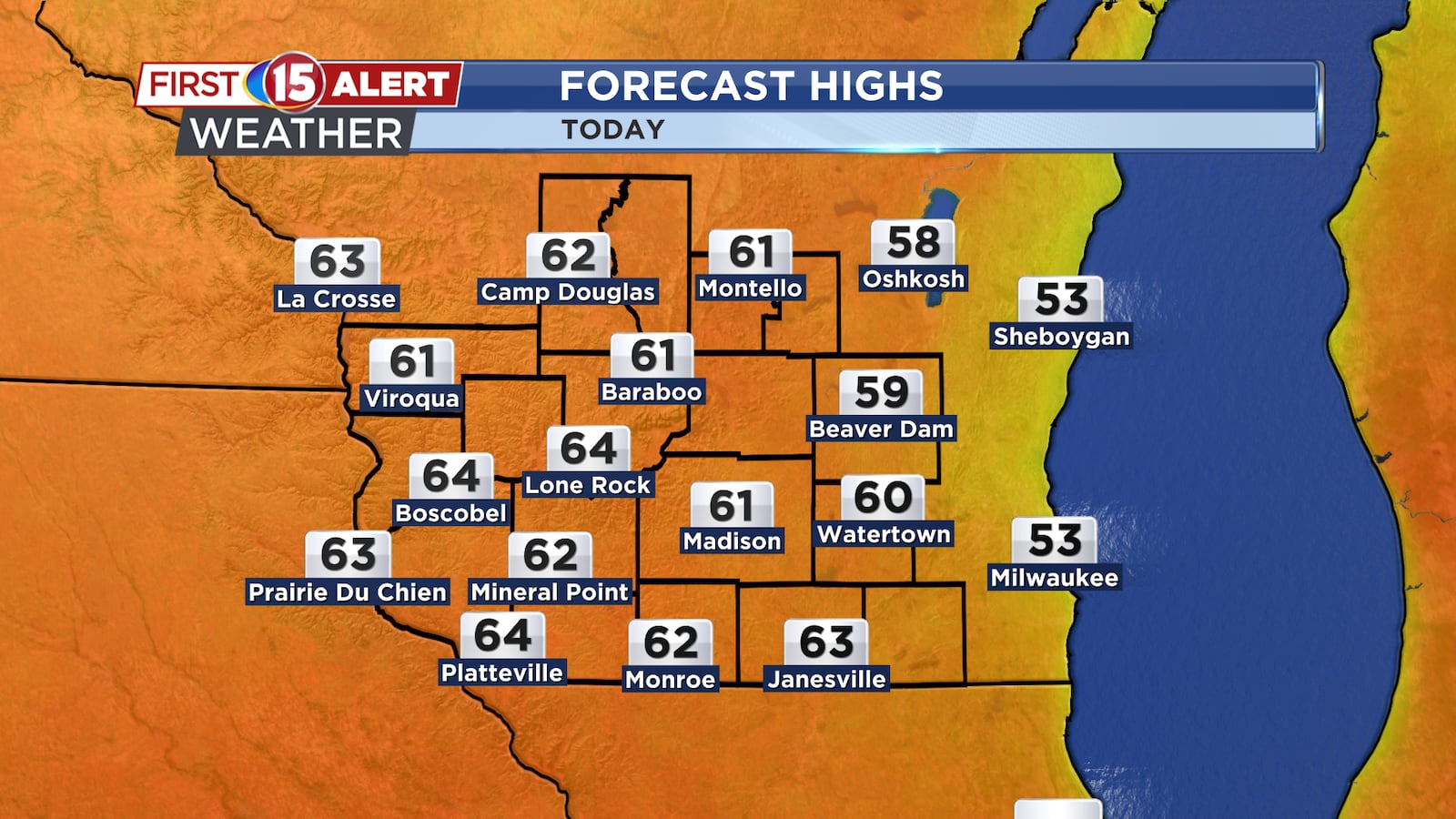 Cooler Temperatures Mid-Week Before a Weekend Warm-Up