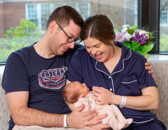 WMTV’s Gabriella Rusk and husband Mark welcome baby girl