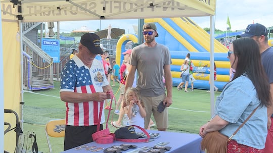 Inflatable model touring parades and local events ahead of 2028 construction completion