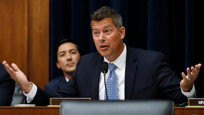 FILE - In this July 18, 2018, file photo, Rep. Sean Duffy, R-Wis., asks a question on Capitol...