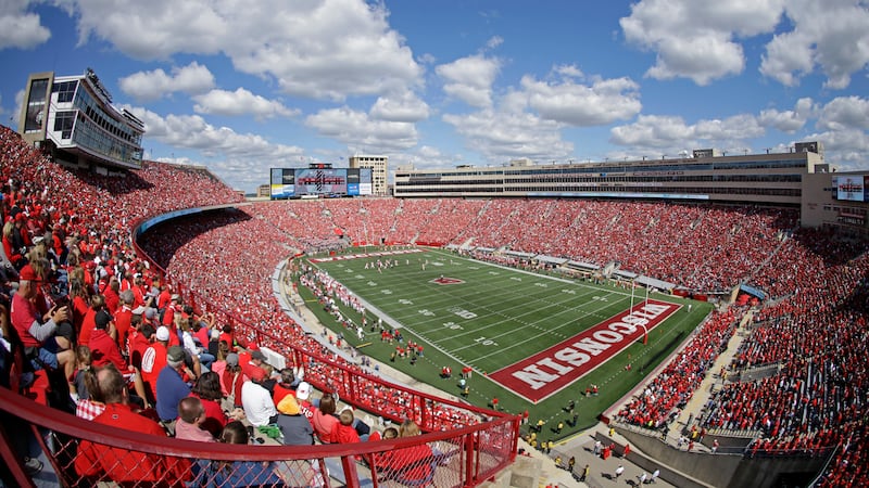 FILE - Camp Randall Stadium is seen during an NCAA college football game between Wisconsin and...