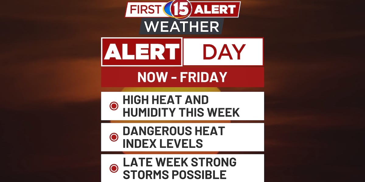 Heat Advisory Issued Through Midweek as Hot Weather Continues