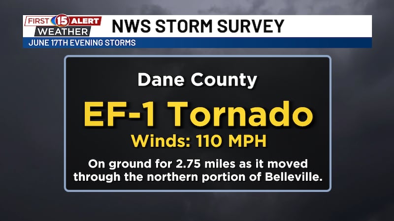 EF-1 Tornado Confirmed In Belleville.