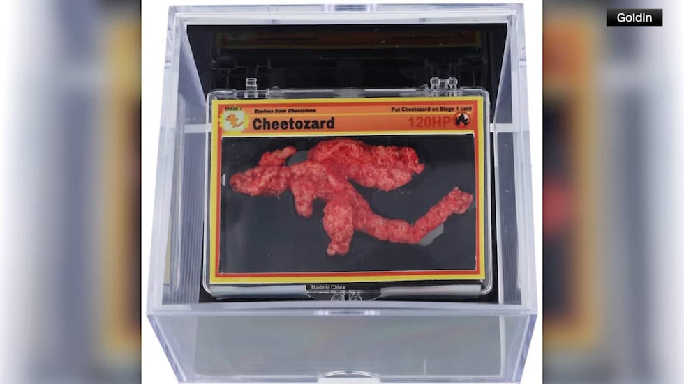 Cheeto Master Pokémon-shaped Cheeto sells for nearly $90K
