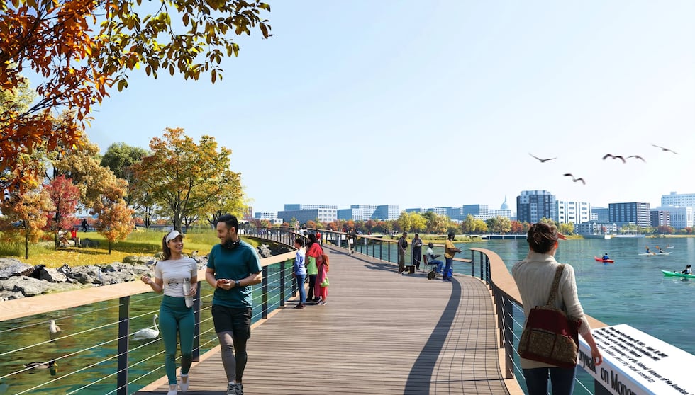 Lake Monona waterfront plans refined as designers work to stay on budget