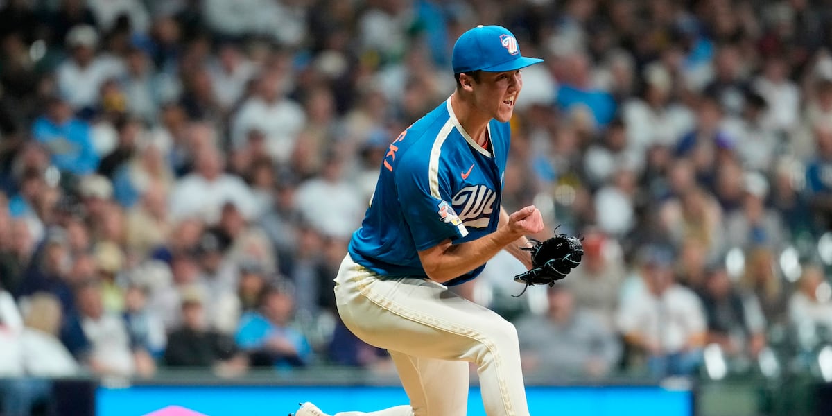 Flame-throwing Misiorowski strikes out 11 as Brewers blank Yankees 6-0