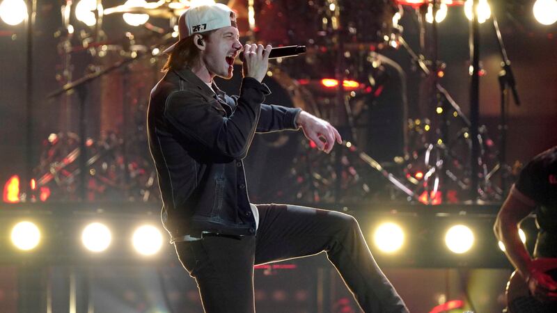 FILE - Morgan Wallen performs during the 56th annual CMA Awards in Nashville, Tenn., on Nov....
