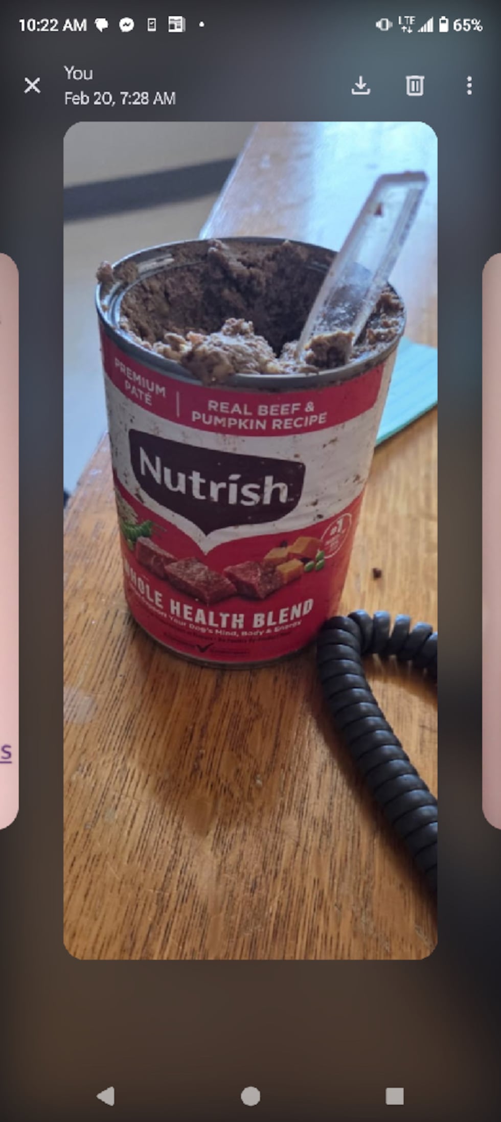 Hawkes said another teacher discovered the opened can of dog food in a time-out room used by...