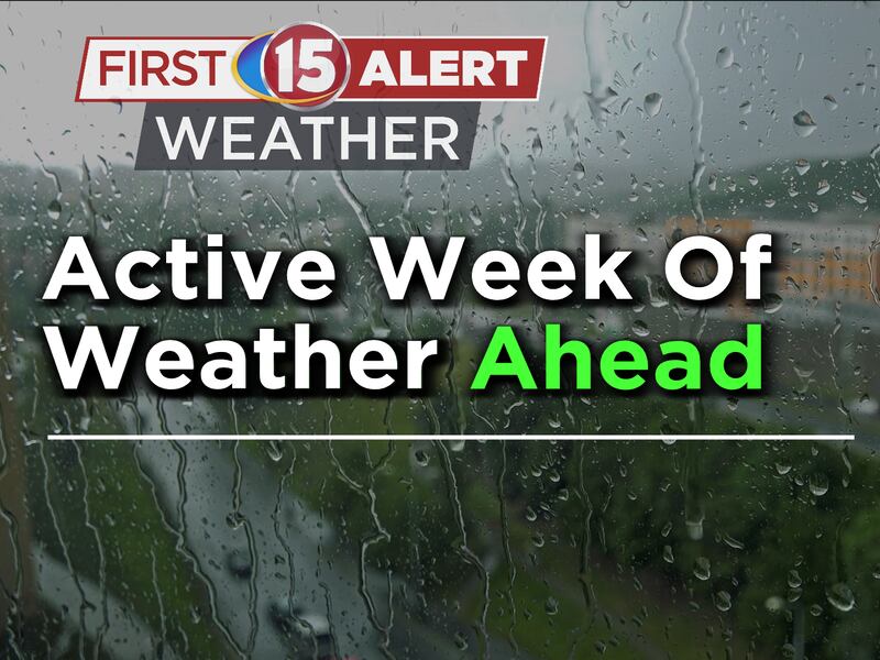 Heavy Rain Storms Monday Heat Builds Later This Week