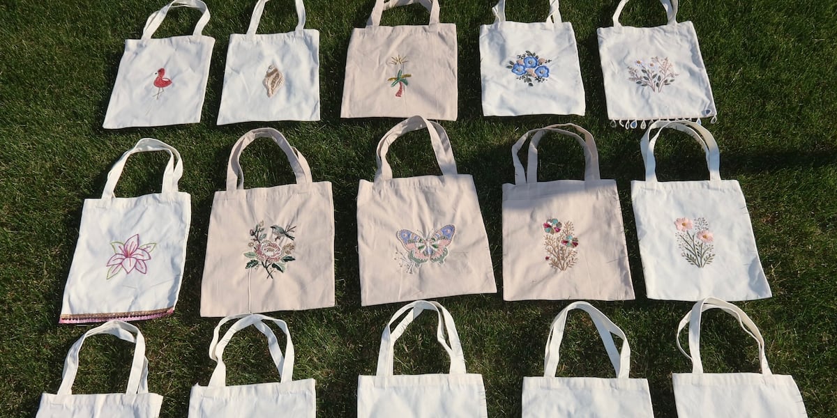 Waunakee student turns embroidery hobby into global sustainability mission with Project Tote