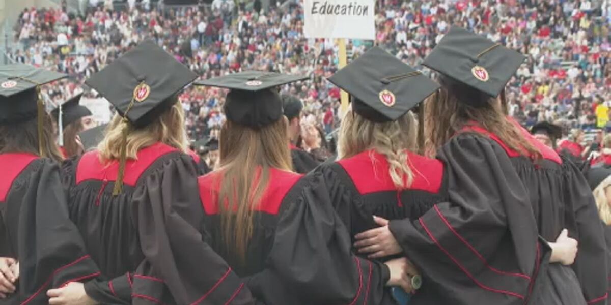 University of Wisconsin marks record-setting commencement