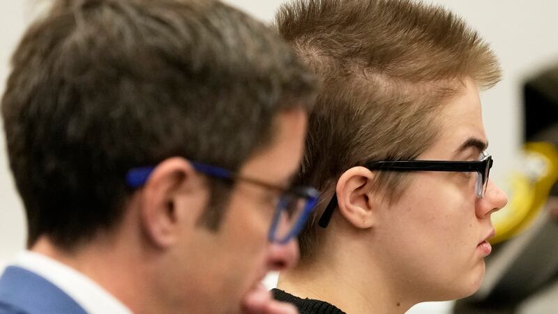 FILE - Morgan Geyser appears in a Waukesha County courtroom, Jan. 9, 2025, in Waukesha, Wis....