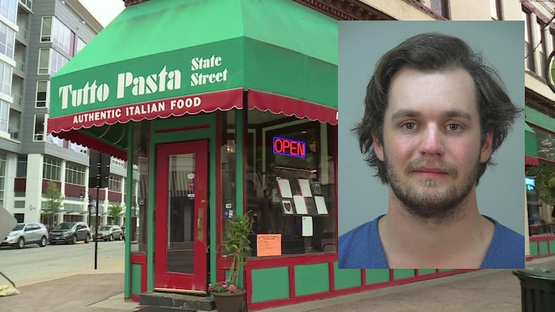 Evan C. Lundquist and Tutto Pasta in downtown Madison