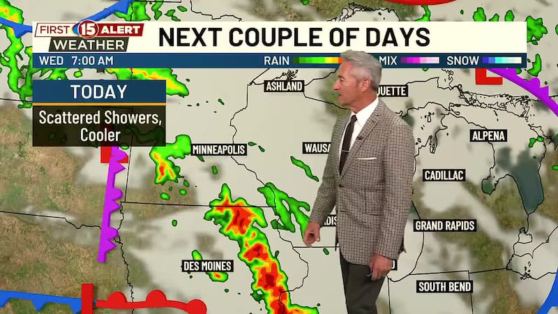 An active weather pattern will settle over South Central Wisconsin, bringing alternating...