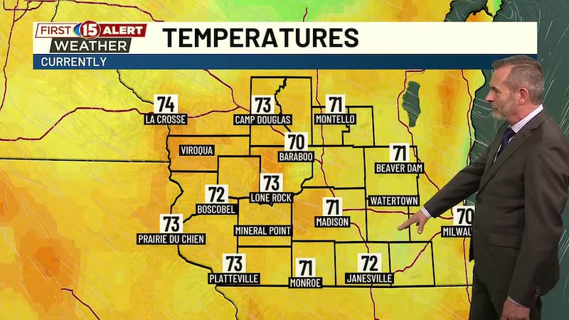 Meteorologist Kevin Corriveau gives the forecast for the 4 p.m. Thursday newscast.