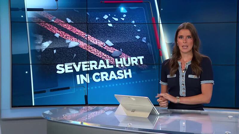 Several adults and two children, including one that was thrown from a SUV, were seriously hurt...